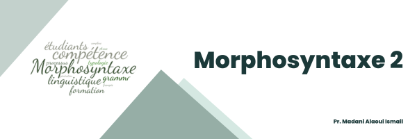 Morphosyntaxe 2